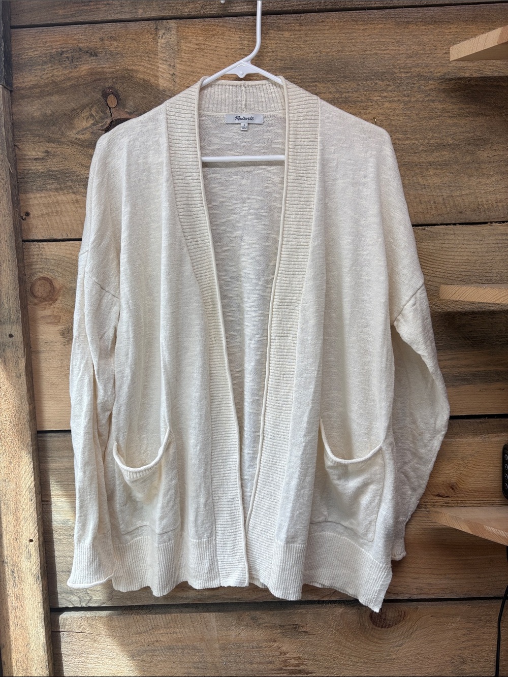 Madewell Open-Front Pocket Cardigan